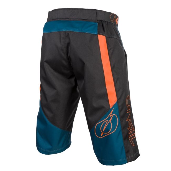 O-Neal - Pantaloni scurti ciclism MTB pentru barbati Element FR hybrid - albastru petrol negru portocaliu