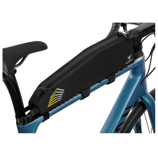 Apidura - geanta cadru bicicleta Racing Long Top Tube Pack 2 litri - negru galben