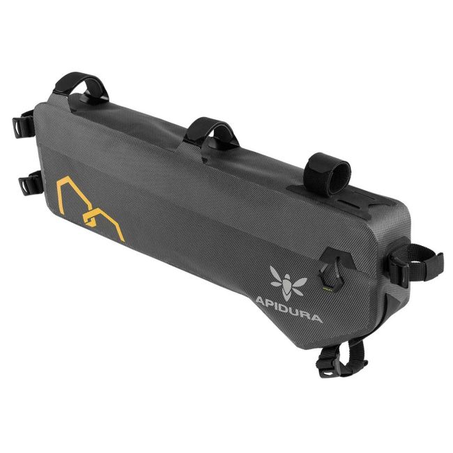 Apidura - geanta cadru bicicleta Expedition Frame Pack 6.5 litri (pentru cadru inalt) - gri negru