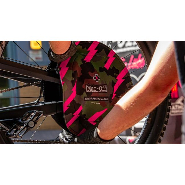 Muc-Off - Huse Disc frana Bicicleta Disc Brake Cover - vrede camo roz