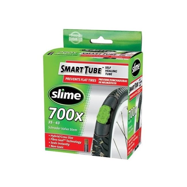 Slime - camera bicicleta 28&quot; cu solutie antipana - 28x1.35-&gt; 28x1.65 - 35-622-&gt;43-622 - valva schrader 48mm