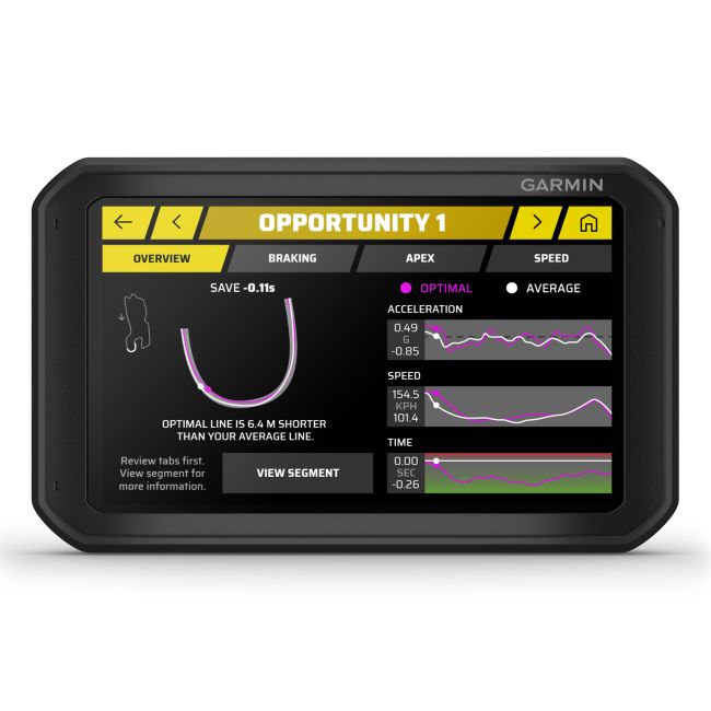 Garmin Catalyst Dispozitiv GPS pentru optimizare a performanţelor în timpul condusului pe circuit