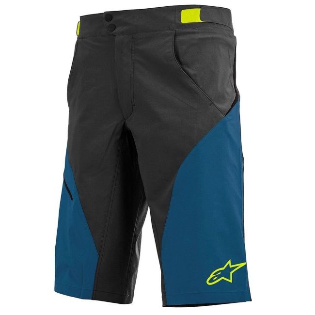 Alpinestars - Pantaloni scurti Pathfinder rezistenti la apa - negru albastru royal