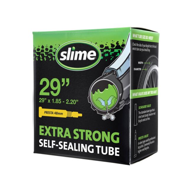 Slime - camera bicicleta 29&quot; cu solutie antipana - 29&quot;x1.85-&gt; 29&quot;x2.2 - 47-622-&gt; 54-622 - valva presta 48mm