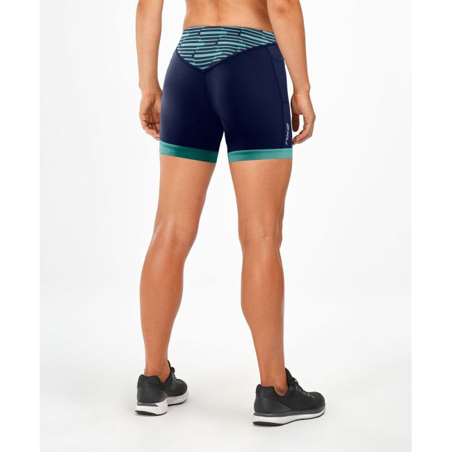 2XU Tri Short Active W - negru-turcoaz