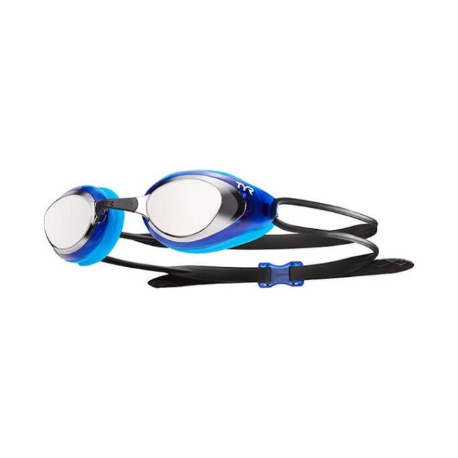 TYR ochelari inot BlackHawk transparent argintiu-albastru