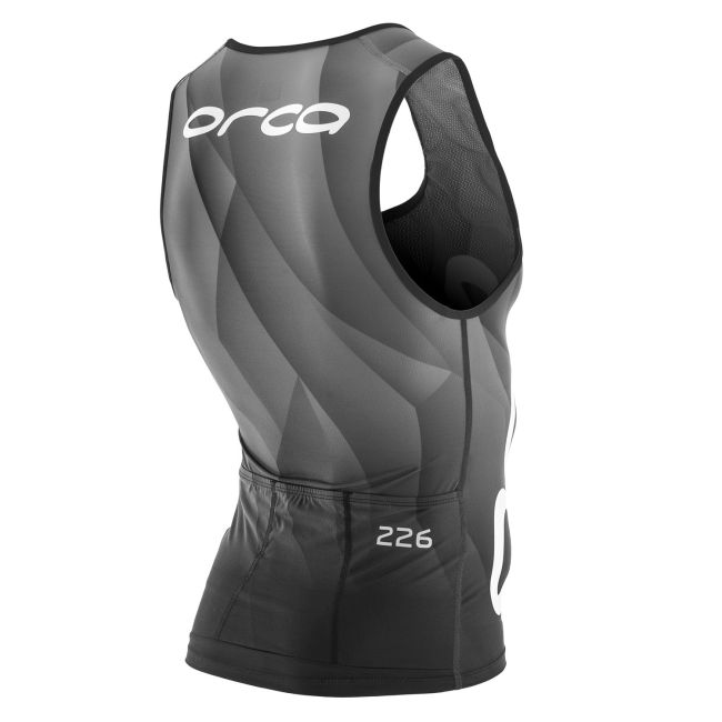 Orca 226 Compression Tri Tank maiou triatlon negru/gri