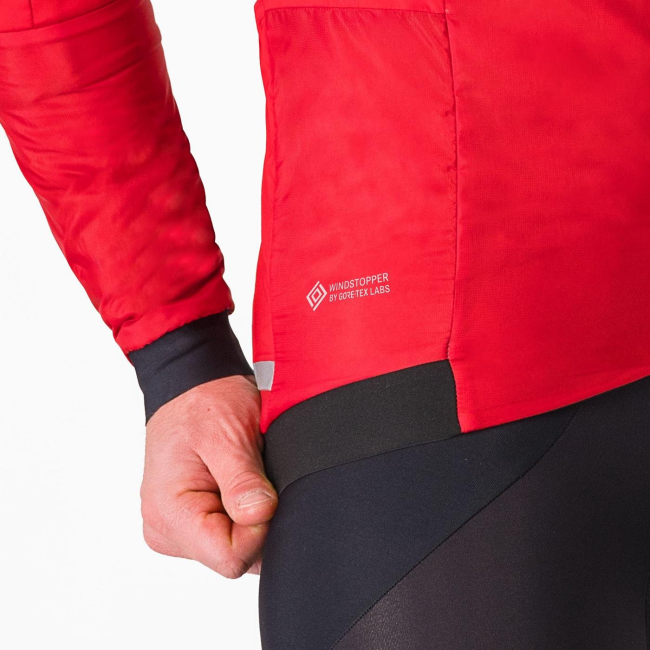 Castelli - jacheta iarna 0-12 gr C - Fly Thermal Jacket - rosu aprins