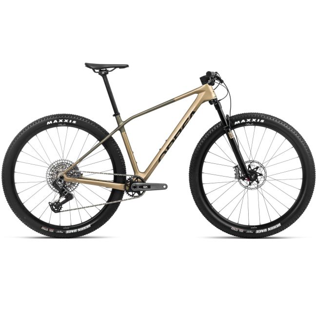 Orbea Alma M21 - bicicleta MTB hardtail XC 29&quot; - maro Baobab Brown - Green Gold (Matt) model 2024