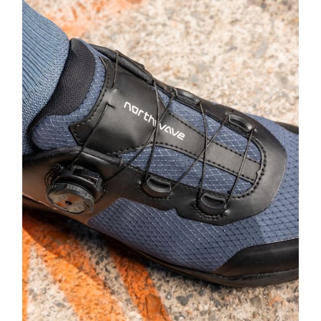 Northwave Corsair 2 - pantofi pentru ciclism MTB All Terrain - albastru inchis negru