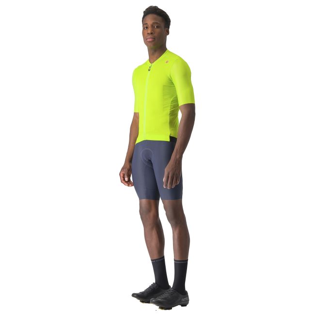 Castelli - tricou ciclism cu maneca scurta pentru barbati Espresso Jersey - galben lime electric