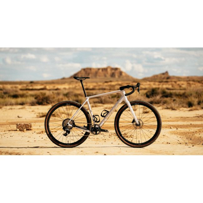 Orbea Terra M30TEAM - bicicleta gravel - alb Ivory White-Spicy Lime (Gloss)