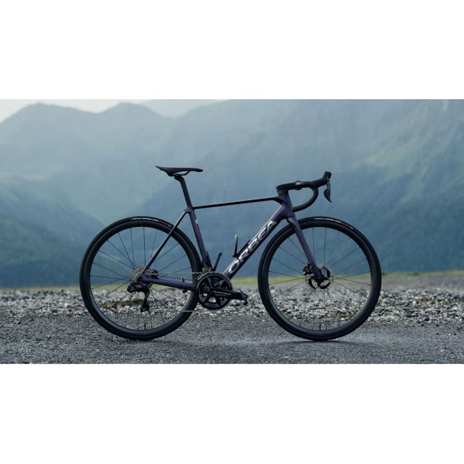 Orbea Orca M10iLTD PWR - bicicleta sosea carbon - portocaliu Orange Cloud (Matt) - Stone Blue (Matt-Gloss)