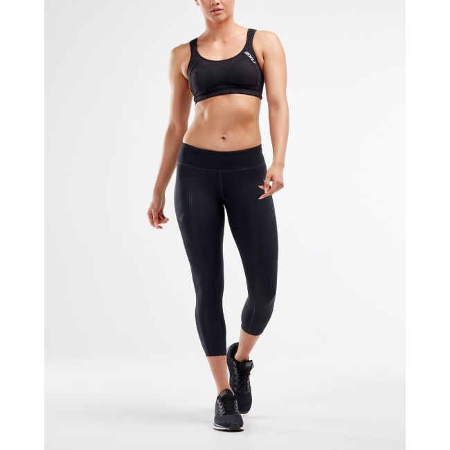 2XU - Bustiera sport pentru femei Hi Impact Support Bra - negru