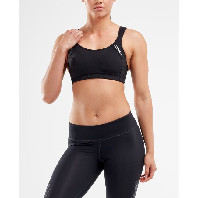 2XU - Bustiera sport pentru femei Hi Impact Support Bra - negru