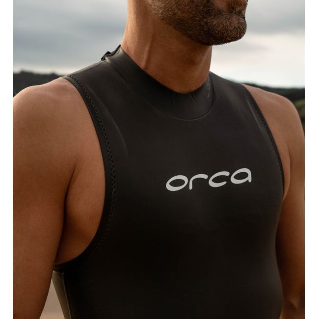 Orca - costum neopren ape deschise pentru barbati Vitalis Light Open Water Sleeveless wetsuit - negru