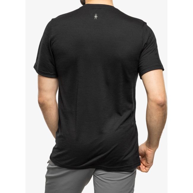 Smartwool - tricou sport unisex maneca scurta Companion Trek Graphic Short Sleeve Tee - negru