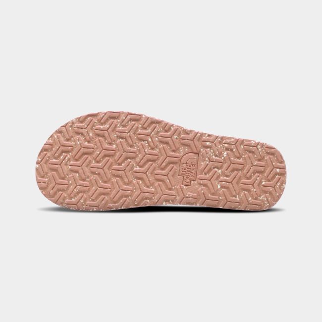 The North Face - slapi Base Camp Mini Slip-ons II W pentru femei - Cafe Creme | Evening Sand Pink