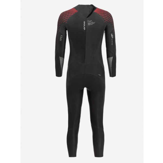 Orca - costum neopren triatlon pentru barbati Apex Float wetsuit - negru rosu buoyancy