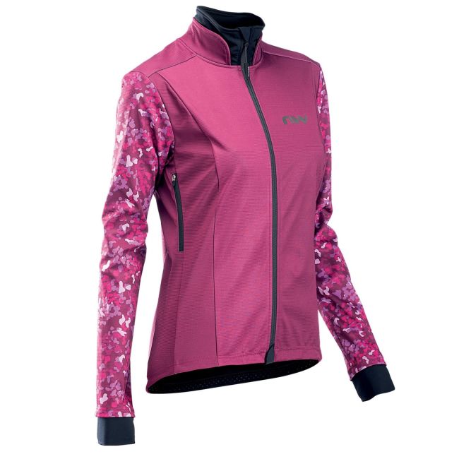 Northwave - jacheta ciclism ploaie sau vreme rece, protectie vant si rezistenta apa Extreme TP women jacket - mov inchis fuchsia pruna