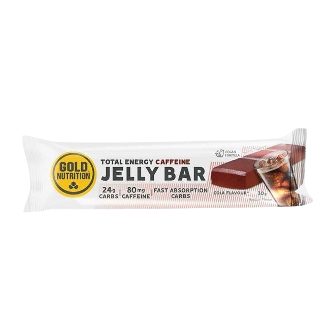 Gold nutrition - baton energizant din jeleu Total energy Jelly Bar nou - aroma cola 30g