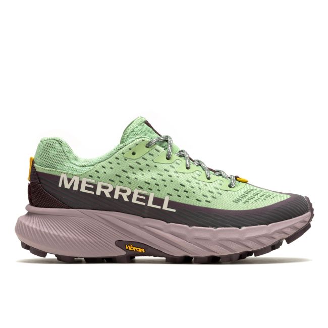 Merrell - pantofi alergare trail - Agility Peak 5 W - Pear/Burgundy | Vert