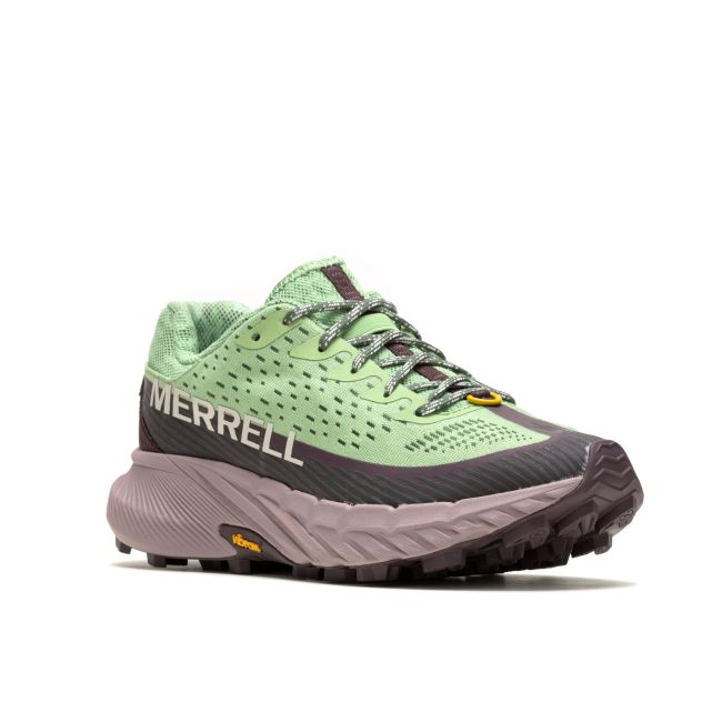 Merrell - pantofi alergare trail - Agility Peak 5 W - Pear/Burgundy | Vert