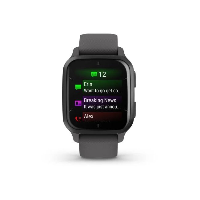 Garmin Venu SQ 2 AMOLED smartwatch cu functii sport - gri shadow