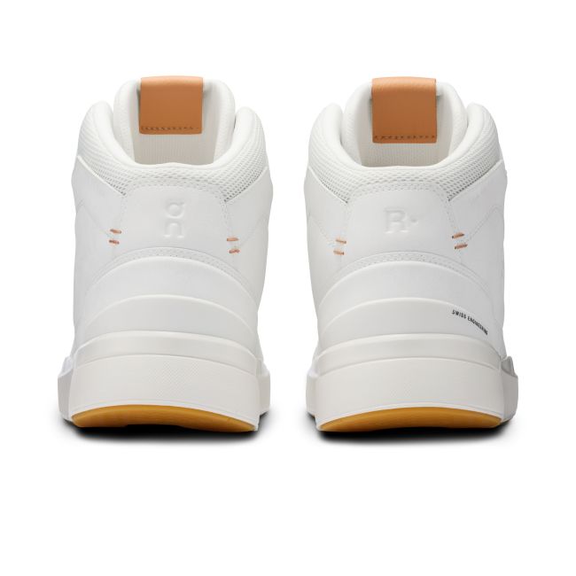 On - pantofi sport - THE ROGER Clubhouse Mid - White | Sandstone