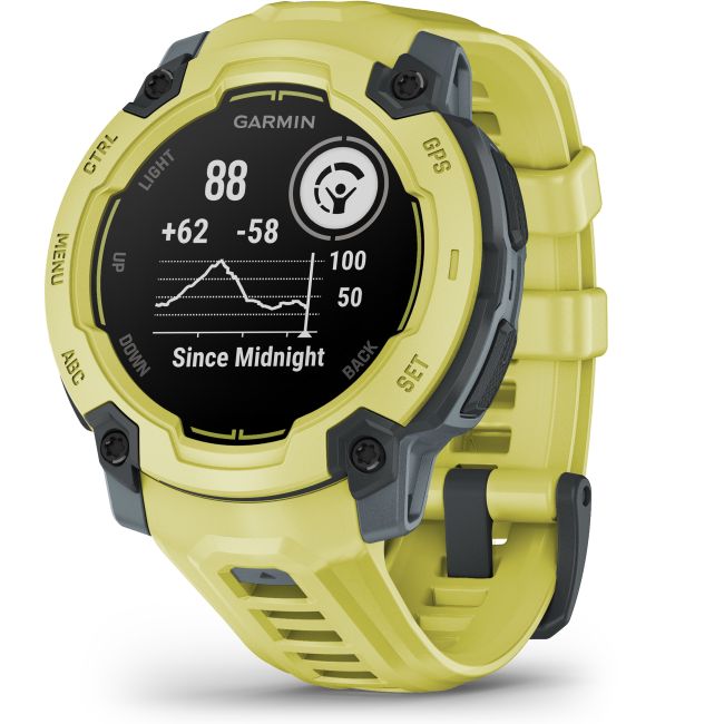 Garmin INSTINCT E - 45 mm galben Lime - smartwatch robust cu GPS