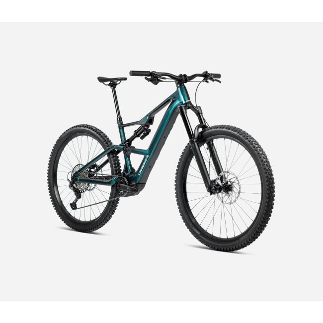 Orbea RISE LT H10 2025 - bicicleta electrica MTB full suspension 29&quot; - Escape Green-Splash Ice Green (Gloss)