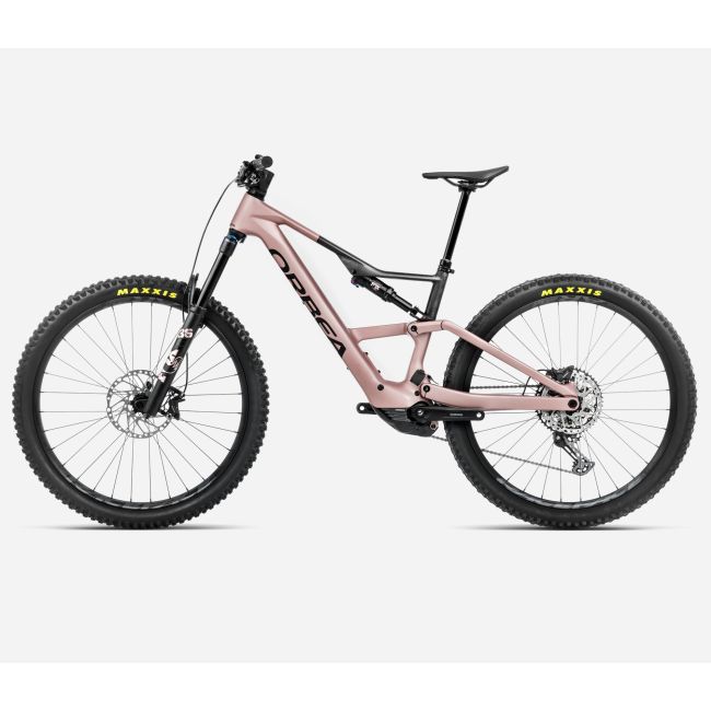 Orbea RISE LT M20 2025 - bicicleta electrica MTB full suspension 29&quot; - Desert Rose - Carbon Raw (Matt)