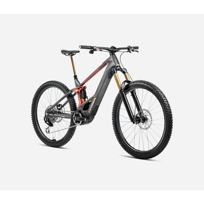 Orbea WILD M10 2025 - bicicleta electrica e-MTB Trail full suspension 29&quot; - Gri rosu - Diamond Carbon View (Matt) - Mars Red (Gloss)