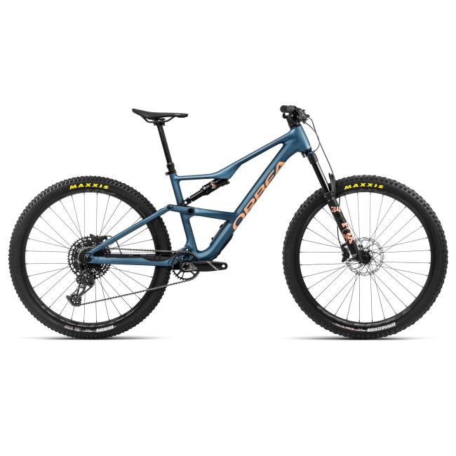 Orbea OCCAM SL H20 2024 - bicicleta Trail MTB full suspension 29&quot; - Slate Blue - Orange Cloud (Matt)