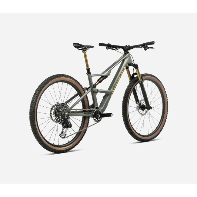 Orbea OCCAM SL M-LTD 2024 - bicicleta Trail MTB full suspension 29&quot; - Cosmic Carbon View - Metallic Olive Green (Gloss)