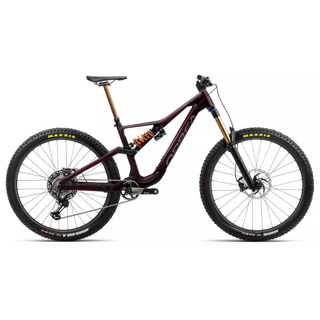 Orbea RALLON M-LTD 2023 - bicicleta Enduro MTB - visiniu Wine Red Carbon View (Gloss)