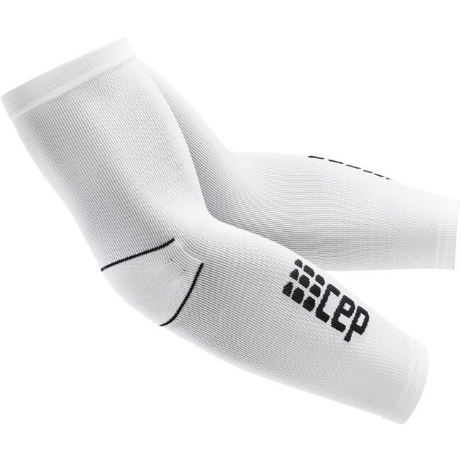 CEP - compresie brate - Compression Arm Sleeves - White I Black