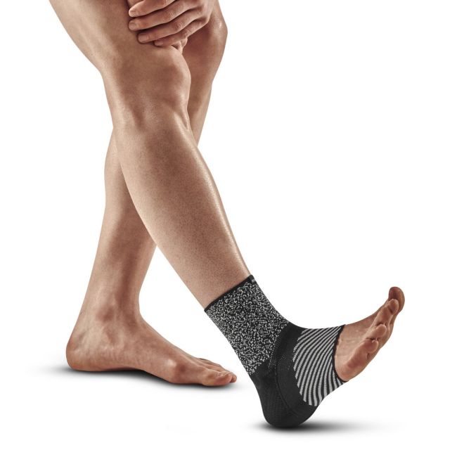 CEP - ortho calcaiul lui Ahile - Max Support Compression - Achilles Sleeve - Negru| Alb