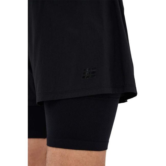 CEP - pantaloni scurti - Ultralight Shorts 2 in 1 - Negru