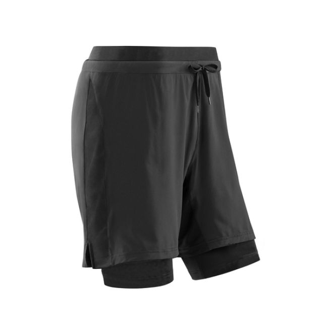 CEP - pantaloni scurti 2 in 1 - Training 2in1 Shorts - Negru