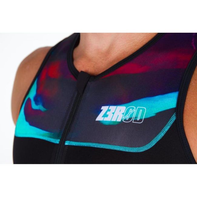 Z3R0D - Costum triatlon fara maneci - barbati - START TRISUIT - new wave