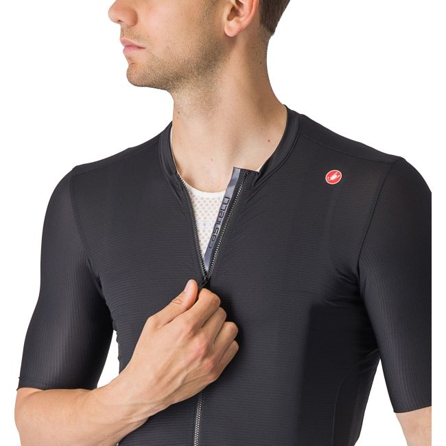 Castelli - tricou ciclism cu maneca scurta pentru barbati Espresso Jersey - negru