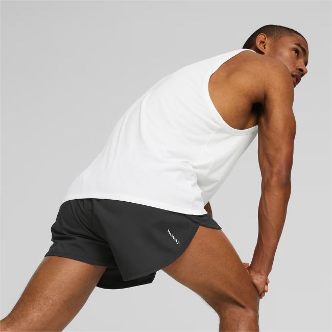 Puma - pantaloni scurti alergare pentru barbati Run Favourite Split - negru