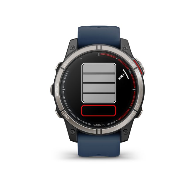 Garmin - quatix 7 Pro Sapphire AMOLED Titanium - ceas inteligent premium cu GPS cu functii avansate pentru sport si navigatie