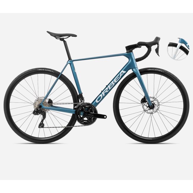 Orbea Orca M30i - bicicleta sosea carbon - albastru Slate Blue-Halo Silver (Matt)