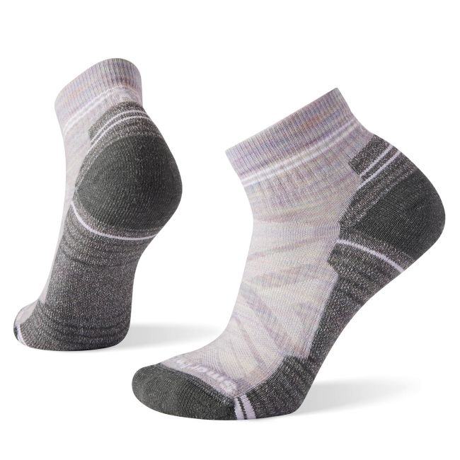 Smartwool - sosete sport femei Hike Light Cushion Ankle socks - mov deschis gri negru