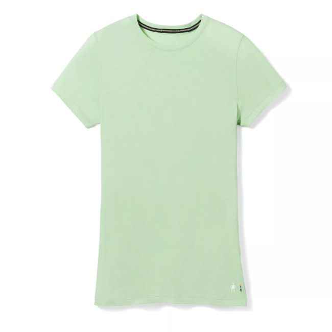 Smartwool - tricou sport femei maneca scurta Merino Short Sleeve W Tee - verde deschis fistic