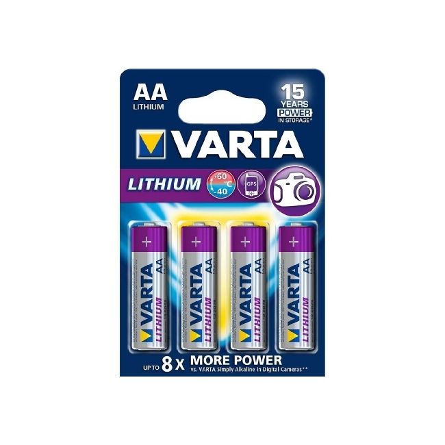 Varta - set baterii AA - ultra lithium - 4 buc