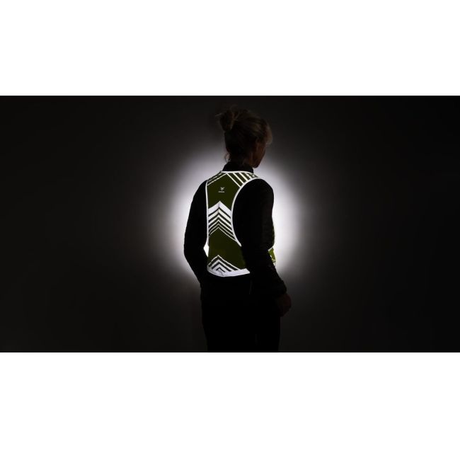 Apidura - vesta reflectorizanta ciclism Packable Visibility Vest, dimensiune L-XL - verde fluo gri