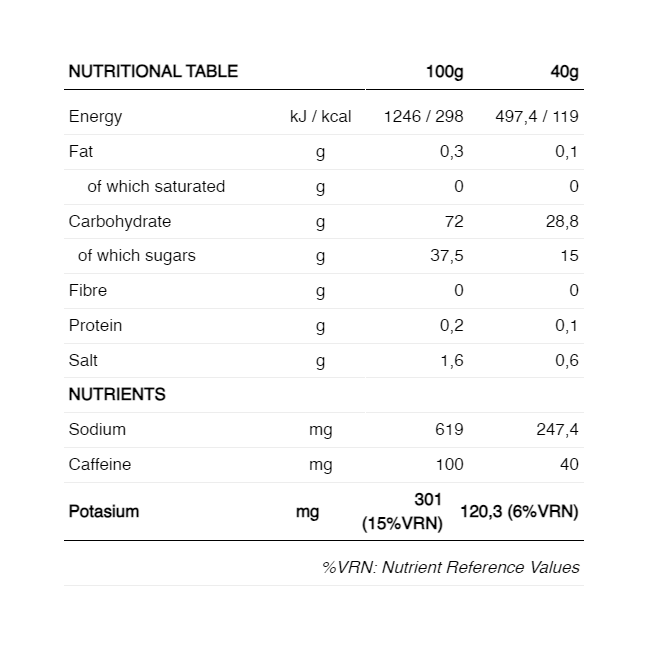 226ers - gel energie - Energy Gel - 40mg cofeina - lamaie - 40gr	